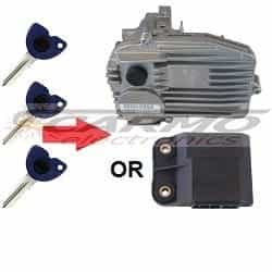 PIAGGIO 3x chip key → unit PIAGGIO 3x chip key → unit